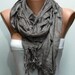 WAS 19, NOW 15 - Taupe-Gray - Shawl Scarf - Cowl by Fatwoman