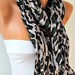 Leopard Women Shawl Scarf - Cowl Scarf - Beach Wear - fatwoman