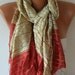 Multicolor Silk Shawl Scarf -  Cowl - fatwoman
