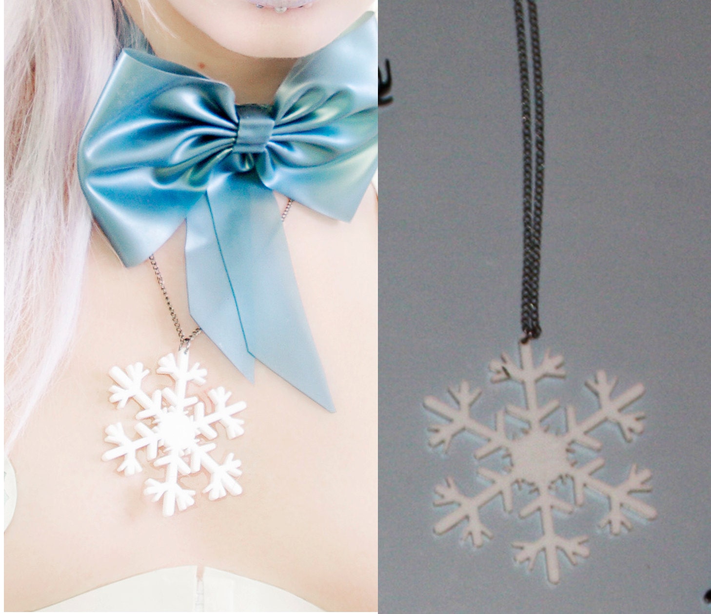Snowflake necklace