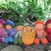 Doll house dolls going on a picnic - RESERVED LISTING