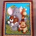 Baby Blanket. Animals print blanket. Baby-boy quilt. Made to order. Personalized blanket. Reserved for Taryn.