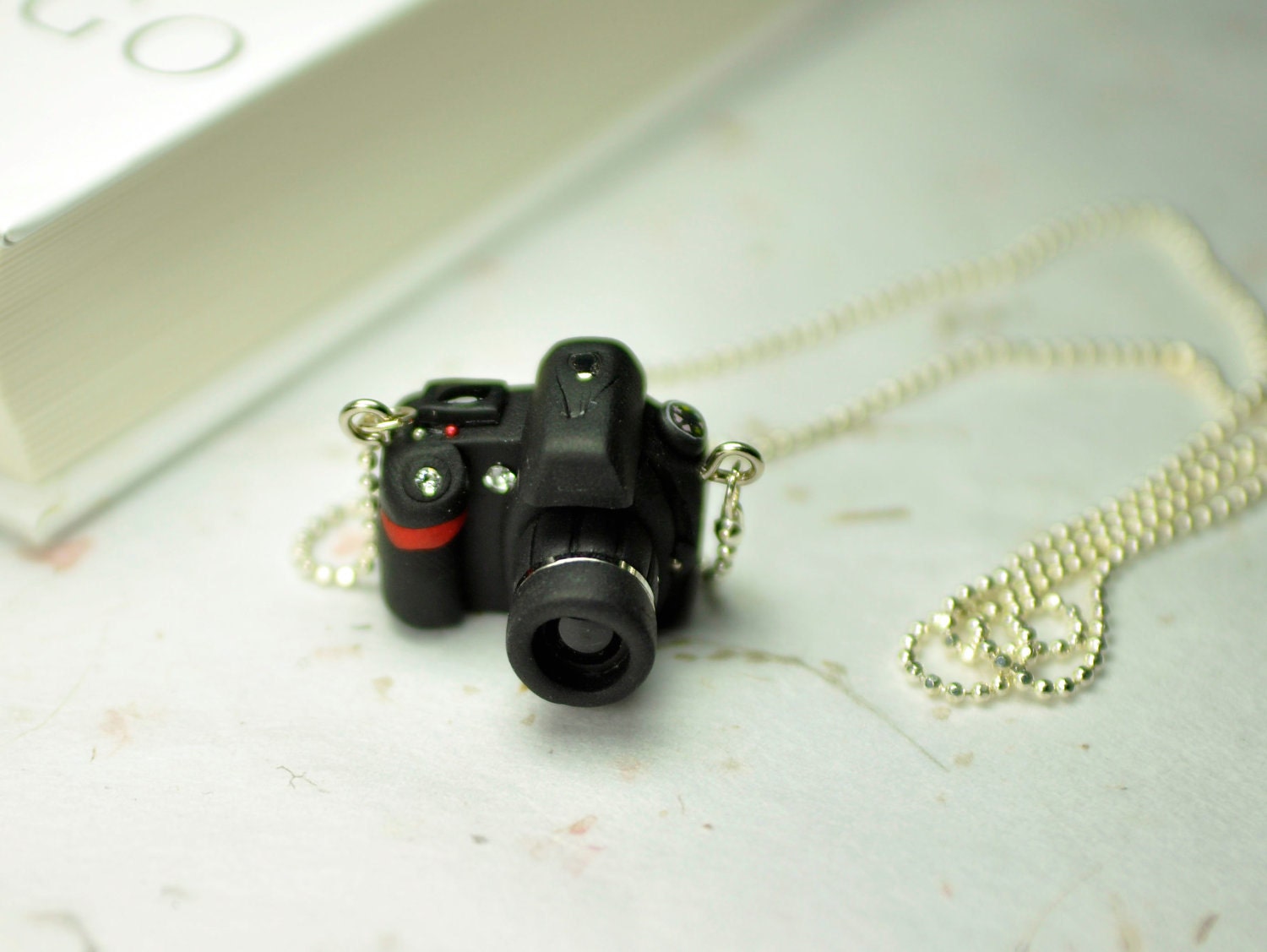 Nikon D90 DSLR Camera miniature necklace