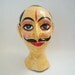 Vintage Hat Mannequin Made of Papier Mache