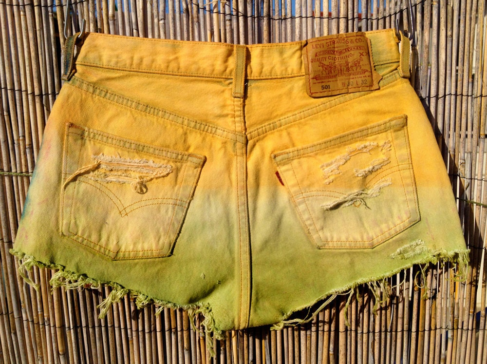 Tie Dye Levis (Size SMALL to MEDIUM)