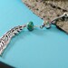 Feather Belly Button Ring with Green Jasper, Silver Feather Barbell Navel Piercing