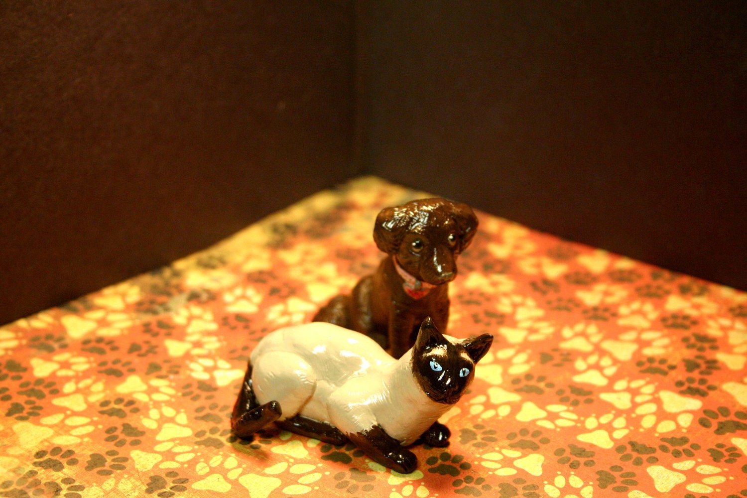 Hand made Pet Lover Gifts made to order dog figurine cat figurine OOAK