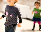 50% OFF SALE: Jellyfish Bubbles Organic Cotton T-shirt Tee for Kids, Boys and Girls (Charcoal Gray)