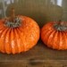 Small Orange Dryer Vent Pumpkin