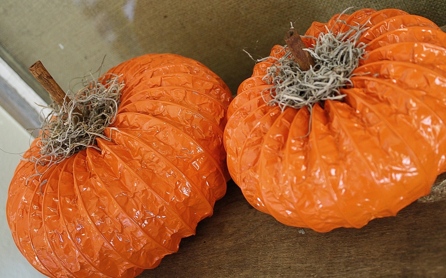 Small Orange Dryer Vent Pumpkin