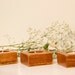 Rustic Wood Candle Holder Set Tea Light set of 6