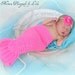 Crochet Mermaid Tail Newborn Photo Prop 0 to 3 months