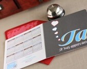 Ta Thank You Card with Calendar