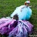Pixie tutu dress - Aqua Blue - Flower girl dress -Party Dress