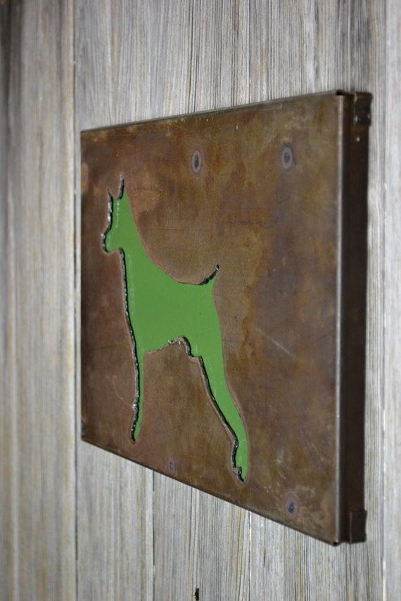 Wall Art Boxer Dog by 26Briks on Etsy