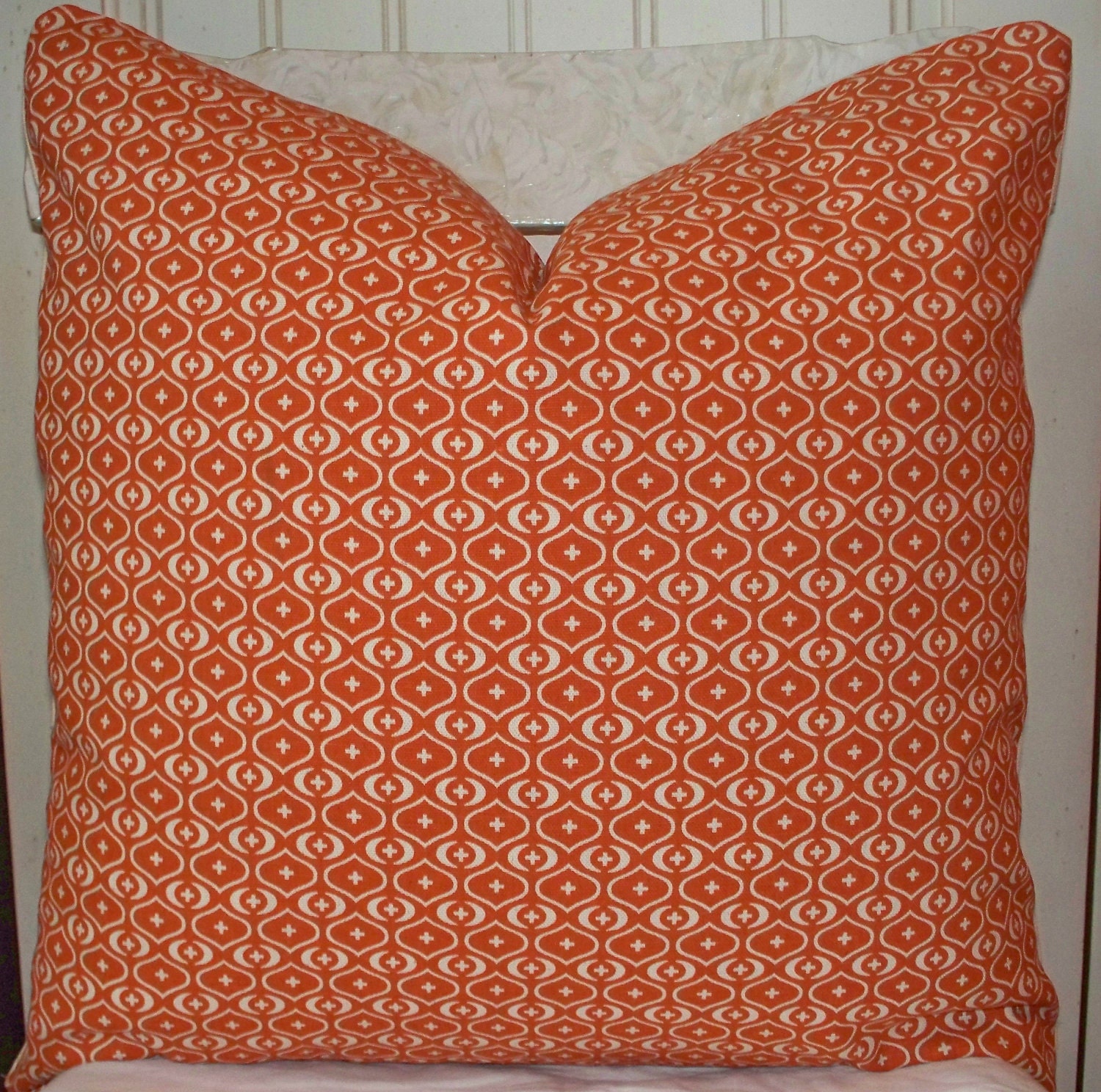 SALE Throw Pillow Burnt Orange Sweet Potato Fall 18X18 Decorative Pillow
