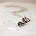 Sterling Silver hand made Caged Heart Necklace
