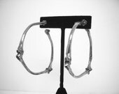Large Bone Hoops