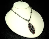 Skull/Flower Cluster Necklace