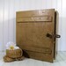 Industrial Wooden Cabinet - Vintage Primitive Handmade Rustic Cupboard - Barn Find