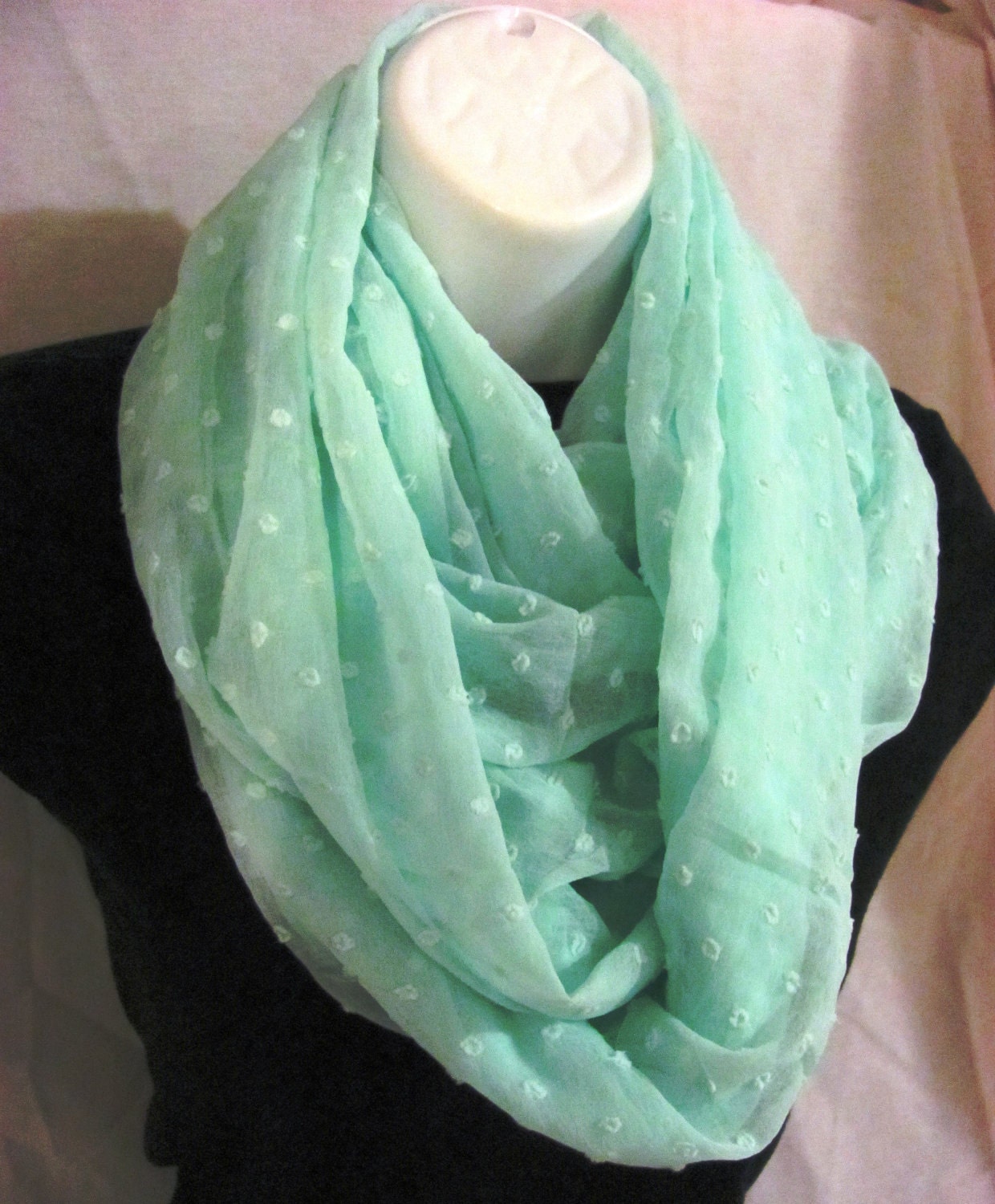 Seafoam Infinity Scarf