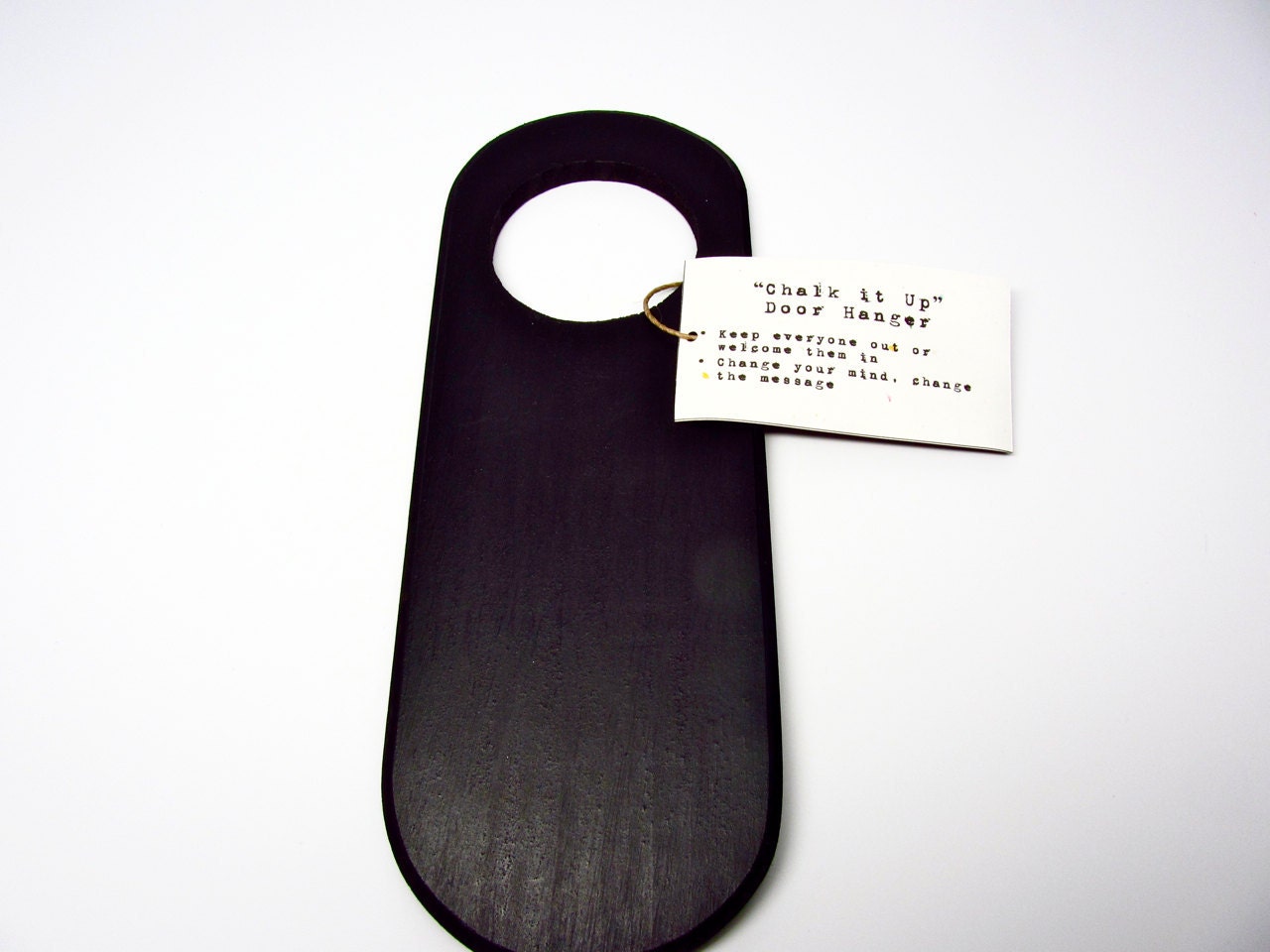 GIVE DAD some Man Cave TIME -- Chalk it Up Chalkboard Door Hanger