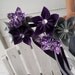 Paper Flower Girl Wands - Set of 2 - Origami Flowers - Made to Order in Your Colors
