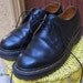 Black Leather 3 Hole Doc Martens UK 3 US 5.5