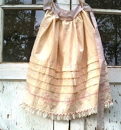 Vintage Prairie rustic autumn bridal skirt ecru hand embroidered wool skirt wedding skirt bride bridesmaid wedding