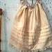 Vintage Prairie rustic autumn bridal skirt ecru hand embroidered wool skirt wedding skirt bride bridesmaid wedding