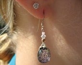 Pretty in pink dangle earrings