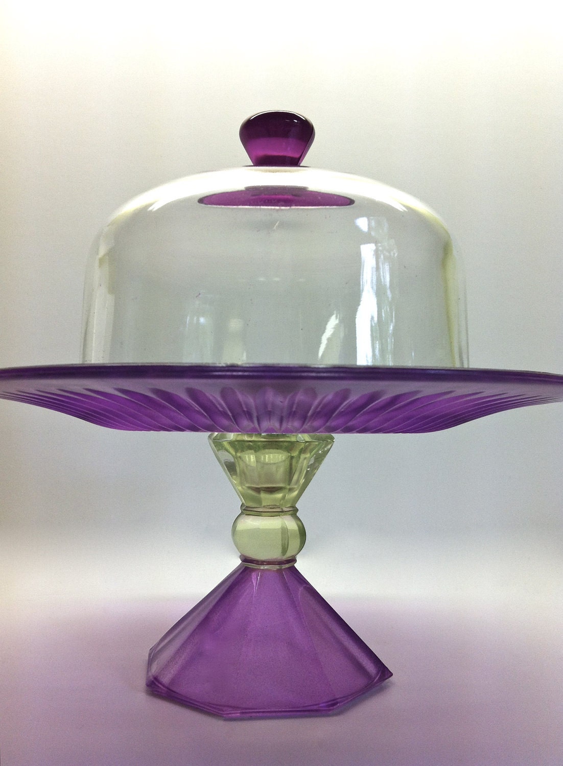 This Listing Is For Sue Please Do Not Buy Cupcake Hand Painted Cupcake Stand and Dome