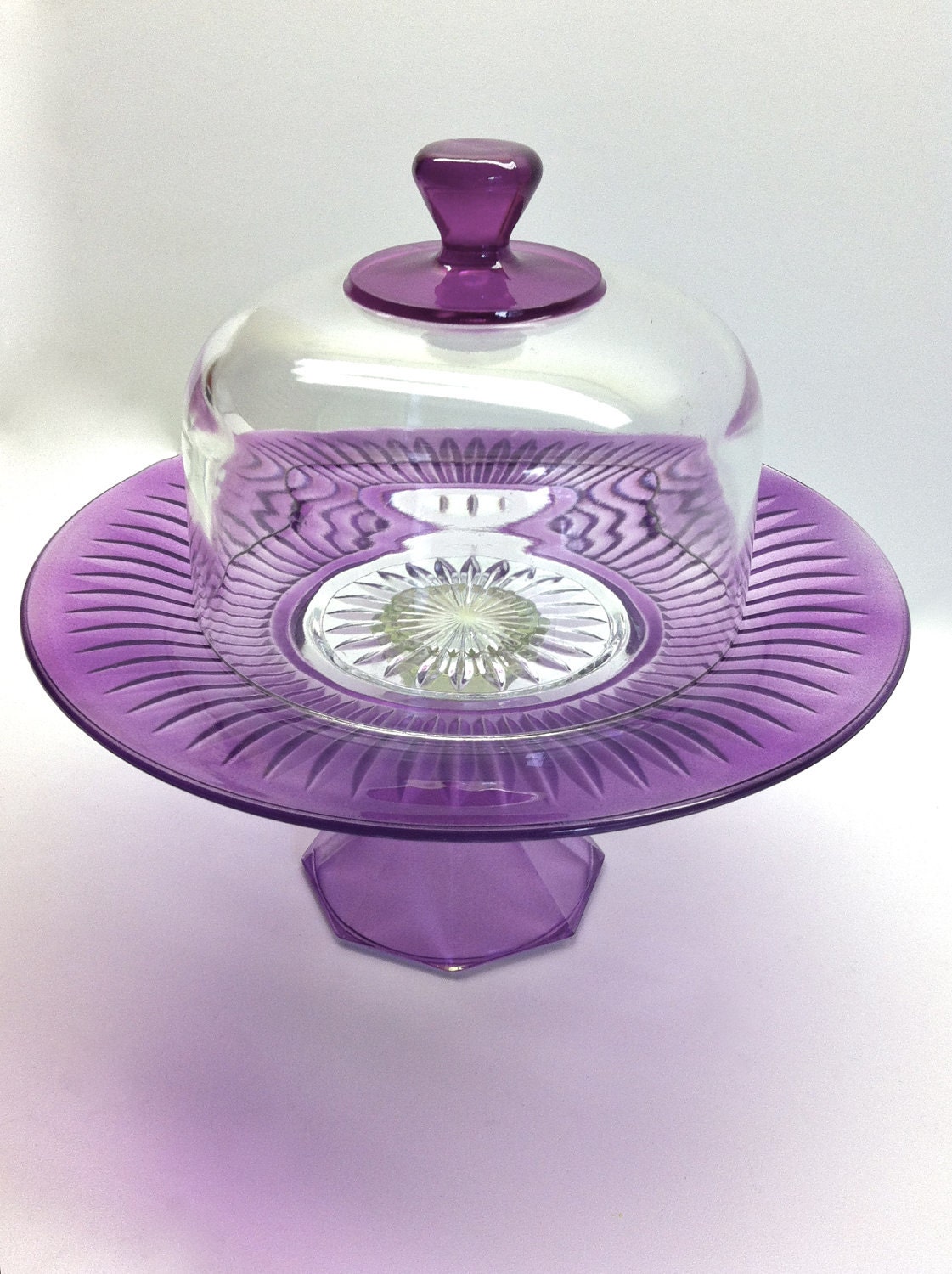 This Listing Is For Sue Please Do Not Buy Cupcake Hand Painted Cupcake Stand and Dome
