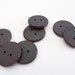 Honduran Rosewood Buttons - Lot of 8 Handmade buttons
