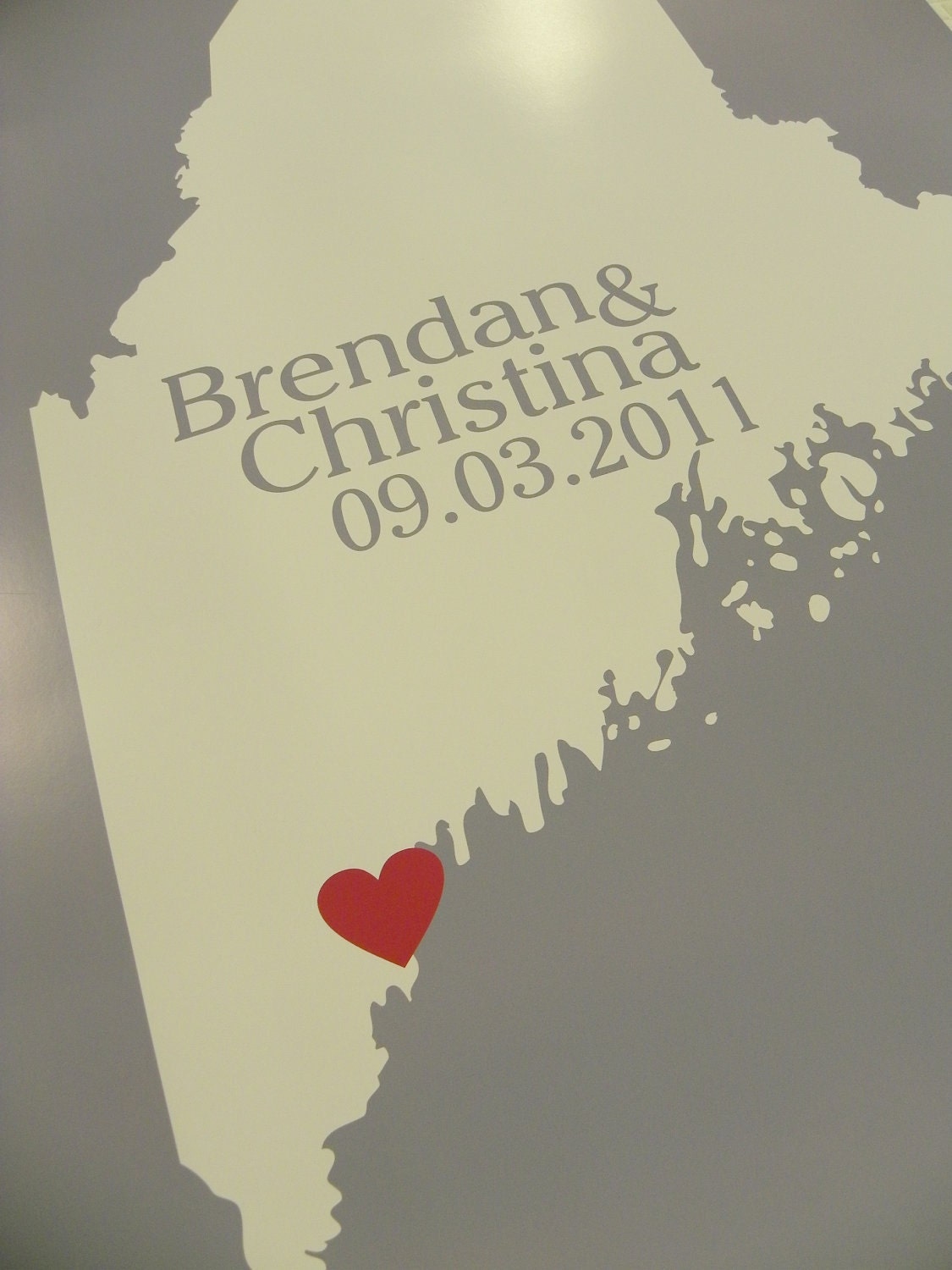 Custom Wedding Poster Guestbook Size Personalized Map All 50 States Available Great Wedding Gift Engagement Gift