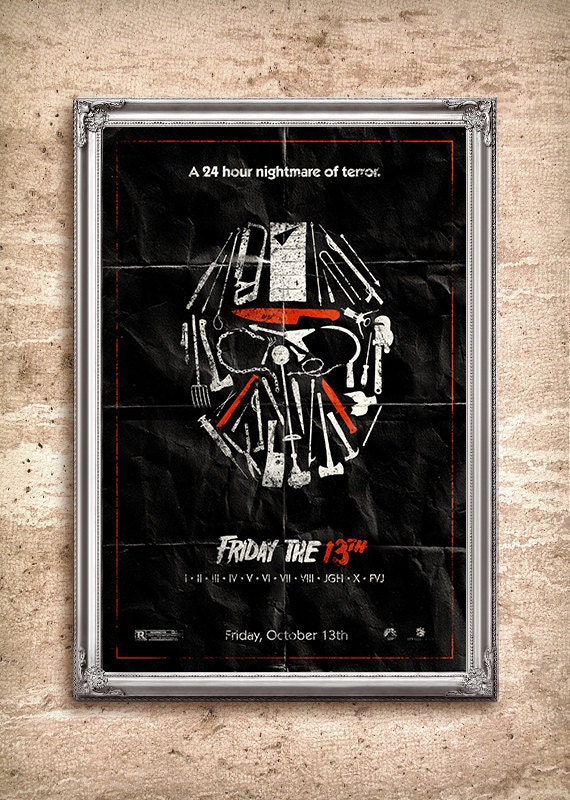 Friday the 13th 24x36 Movie Poster