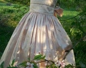 Silk Flower Girl Dress
