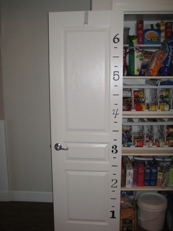 Growth Chart Vinyl Lettering