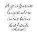 A grandparents house is where cousins become best friends 11x11 Vinyl Lettering