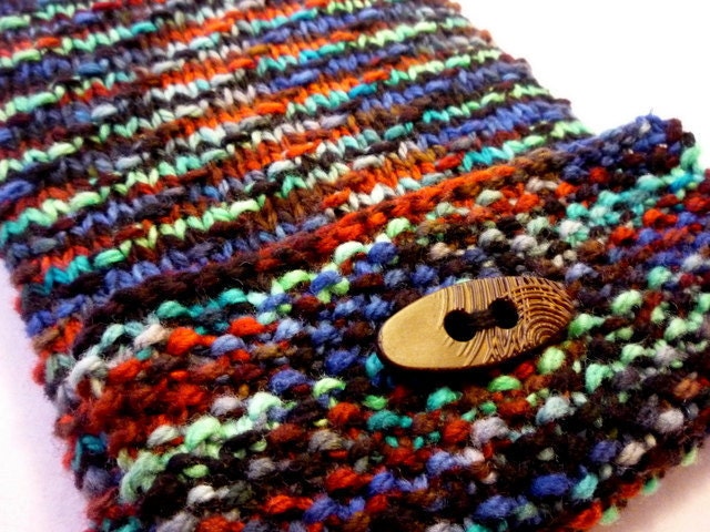 PDF Knitting Pattern, Spiral Knit Cozy, for your nook, kindle, or other electronic device