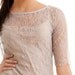 READY TO SHIP Swan lace scalloped blouse shirt top grey S M custom