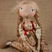 Cloth Doll Vasilisa from Russian fairy tale story - made to order