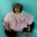 Miniature Chimp, Chimpanzee, Monkey, Ape, OOAK, Polymer clay, Sculpture