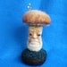 Needlecraft Needle felted Fairy Mushroom Toadstool Collectible Pincushion, OOAK