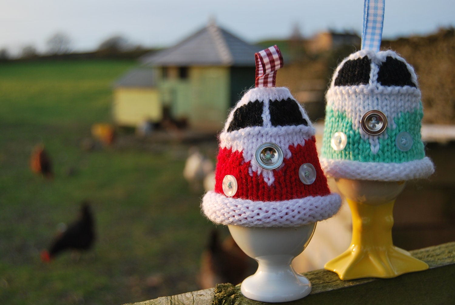 Knitting Pattern - Knit a Campervan Egg Cosy (VW, Bus, Kombi, Microbus, Splitty, Splitscreen)