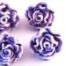 Polymer Clay Flowers, Cabbage Rose, Jewelry Supplies, Ring Supplies, Necklace Supplies, Embellish By Andrea