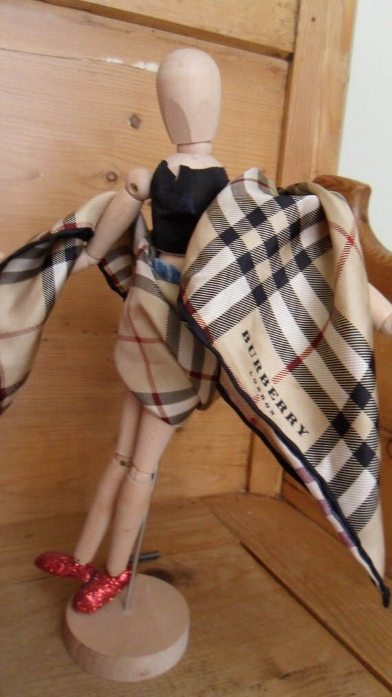 Burberry Classic Silk Scarf Reserved By Josiebruno On Etsy 