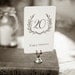 Sweet Vintage Wedding Table Number Signs 1-20 - White or Cream Stock