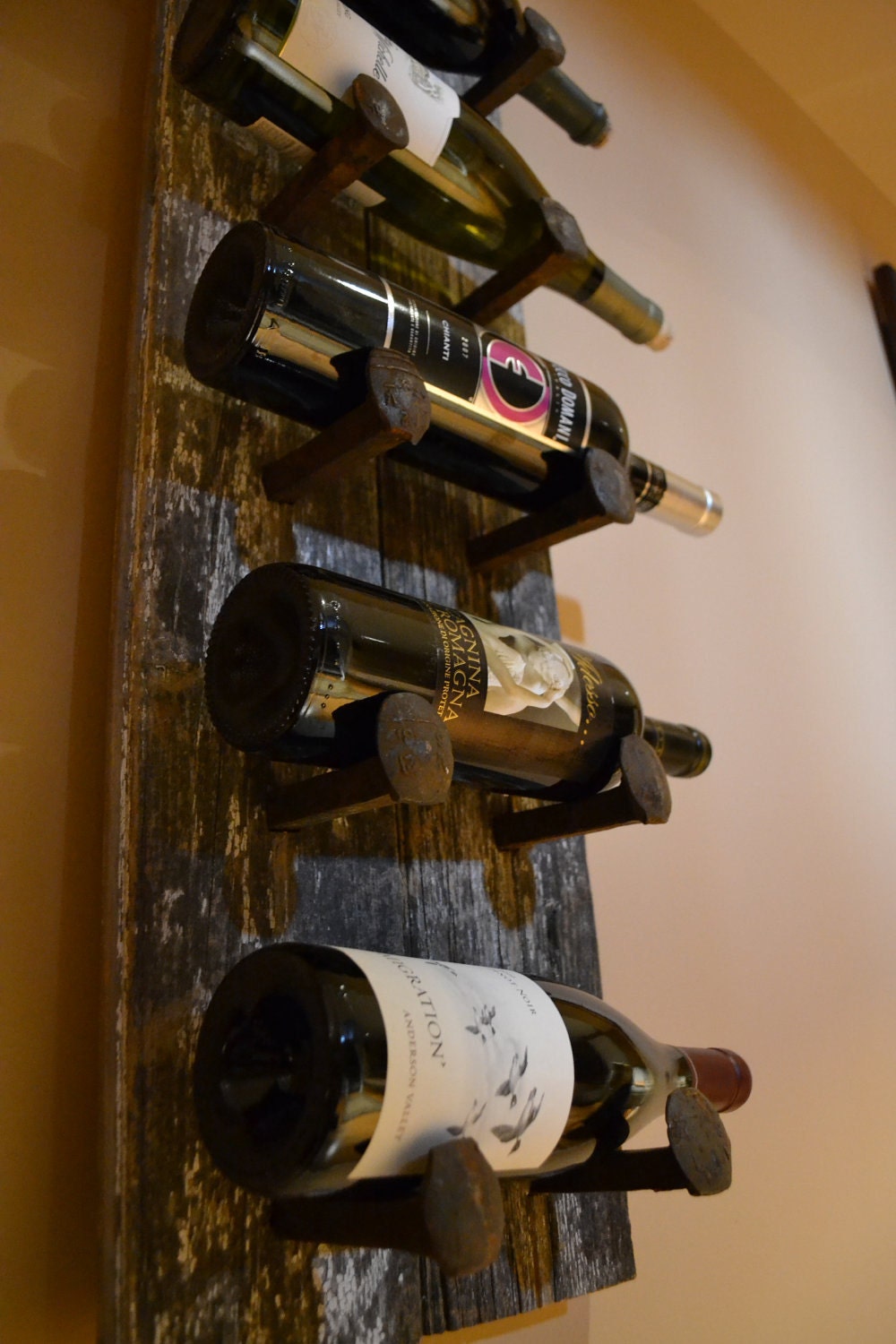 Barn Wood Wine Rack