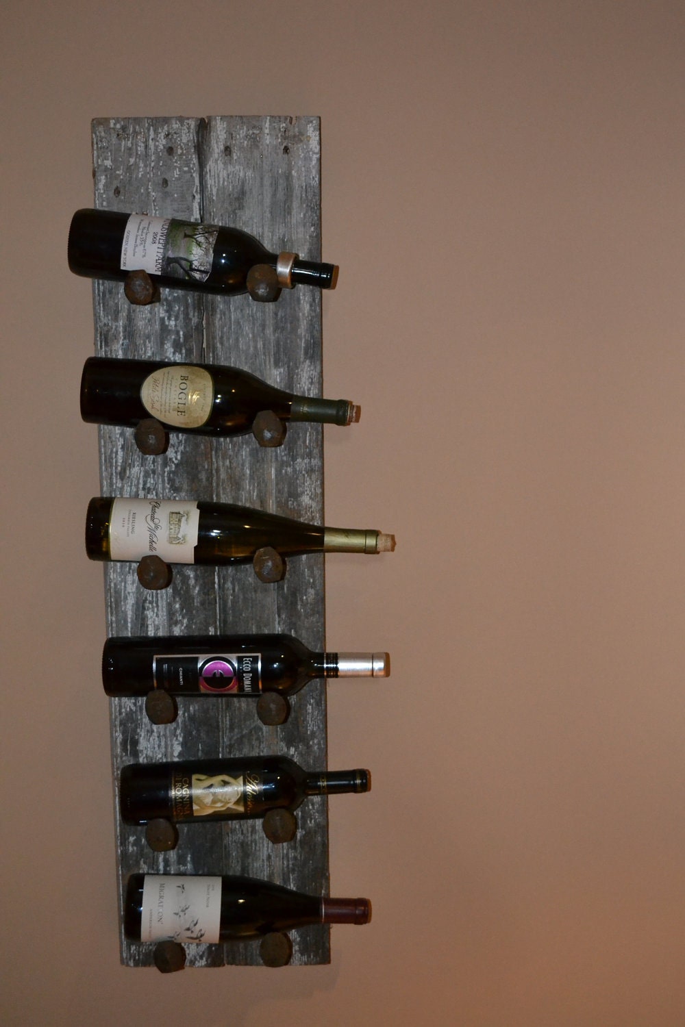 Barn Wood Wine Rack